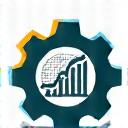 Icon depicting gears turning alongside dollar signs and growth arrows, symbolizing AI suggesting personalized financial strategies.